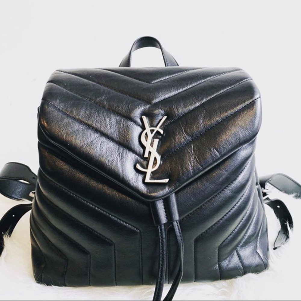 SOLD Authentic YSL Calfskin Lou Lou Backpack